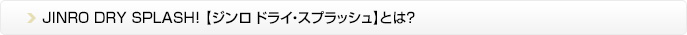 「JINRO DRY SPLASH!」とは？のタイトル